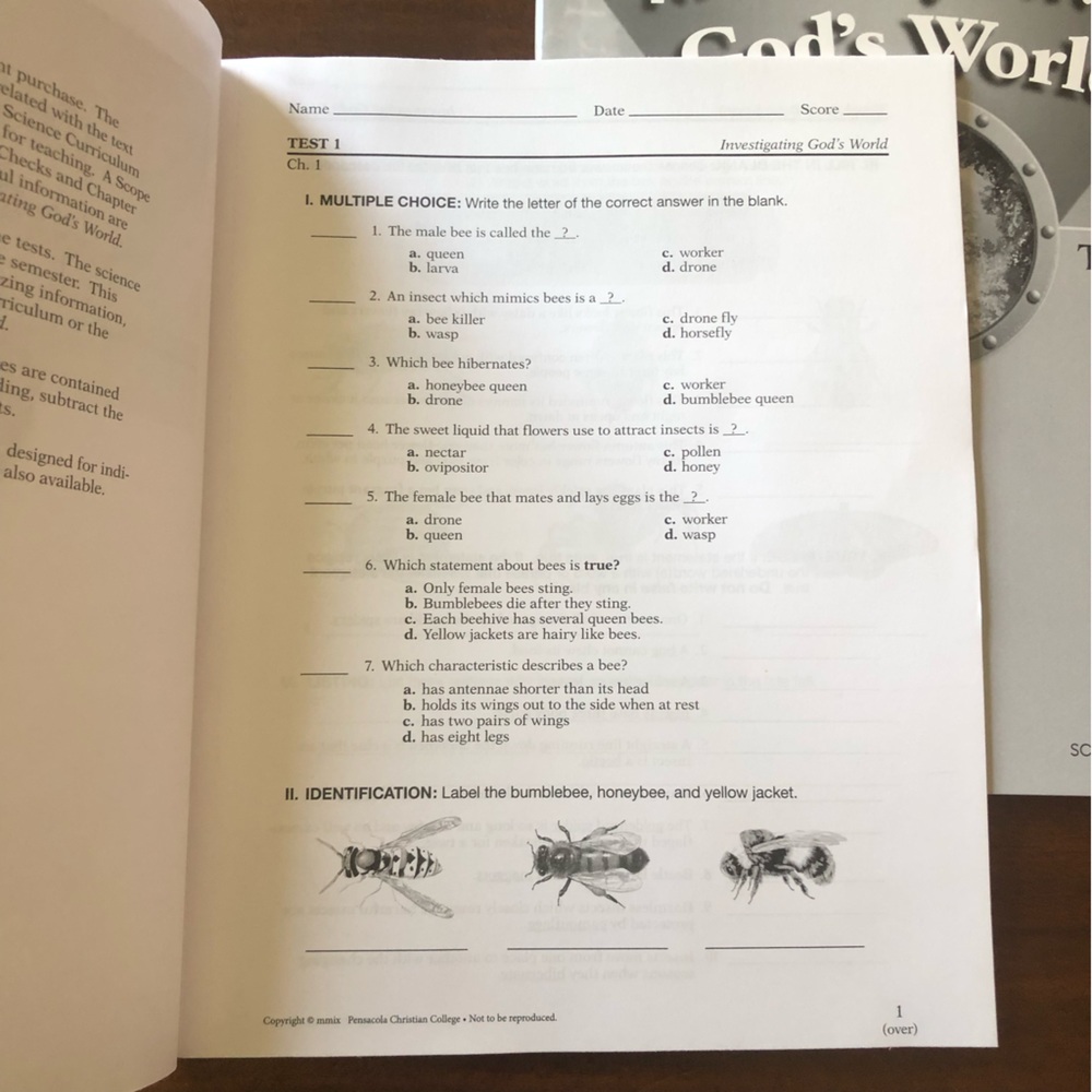 ABEKA 5th grade Science - Picture 2 of 3